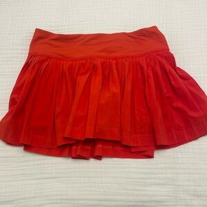 Red lululemon skirt
